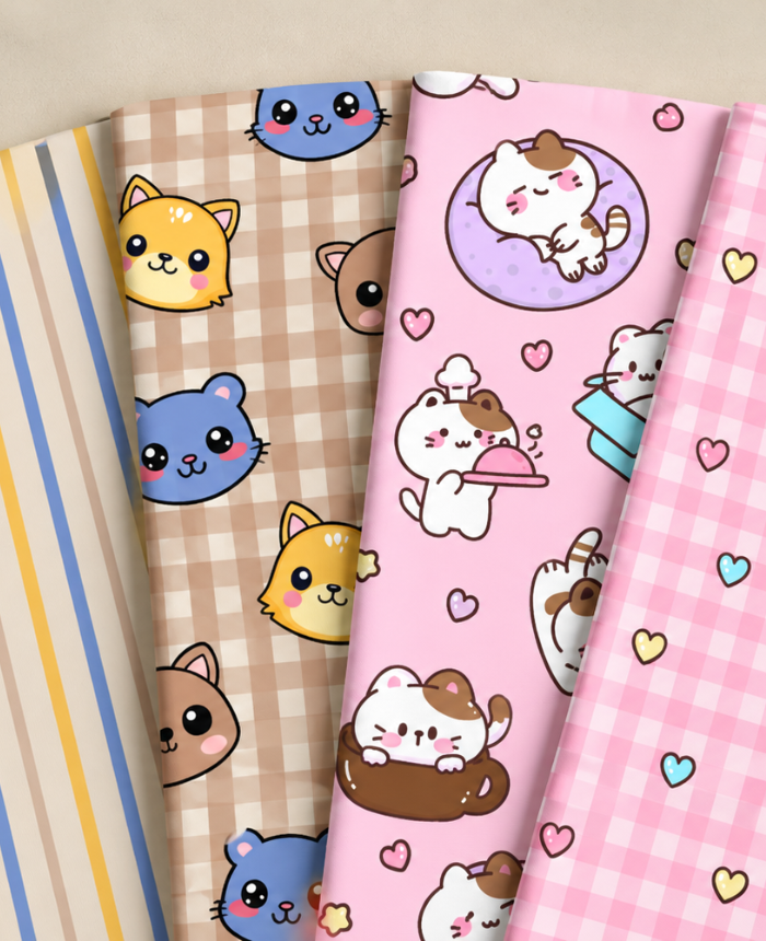 Coleção de Tecidos Kawaii